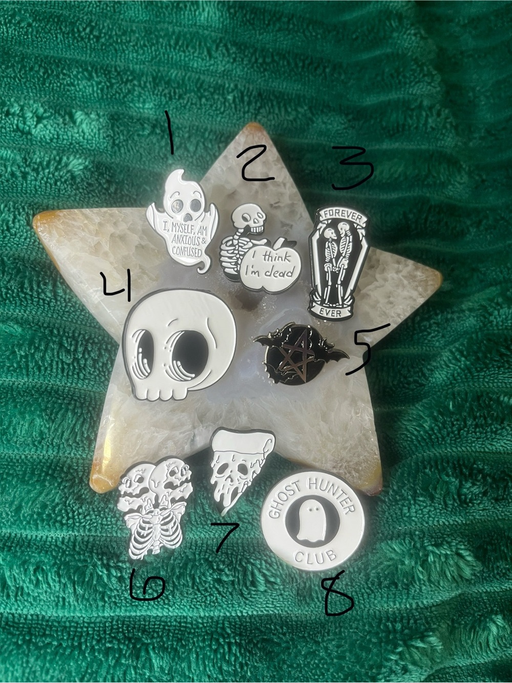 💀PICK ONE🖤Gothic Enamel Pins